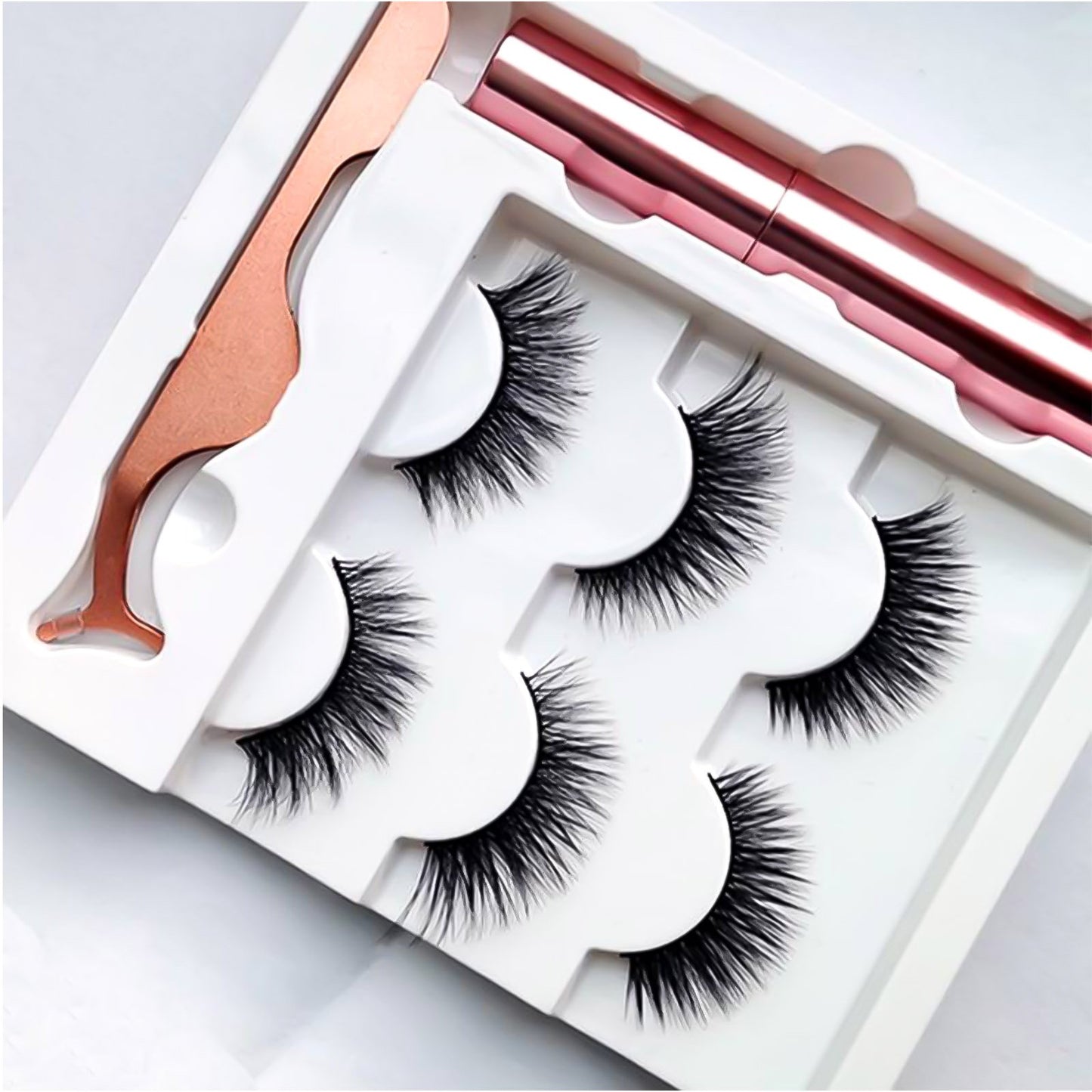 OH Fashion Black Mink Magnetic Lashes + Liner Kit Gracie