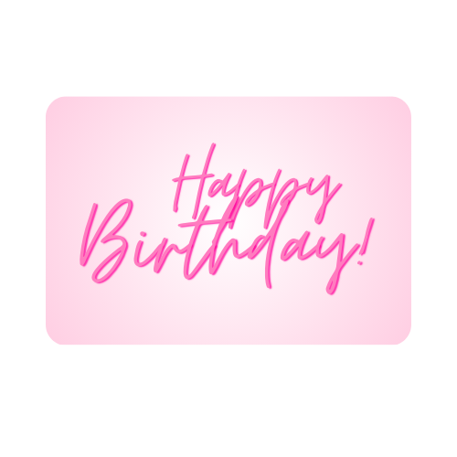 Happy Birthday Gift Card
