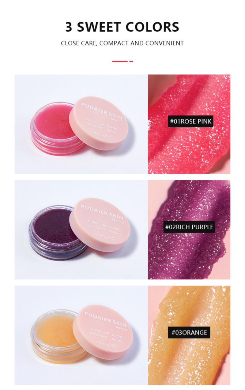 Lip Scrub Lip Plumper Lip Balm Exfoliating Anti-Ageing