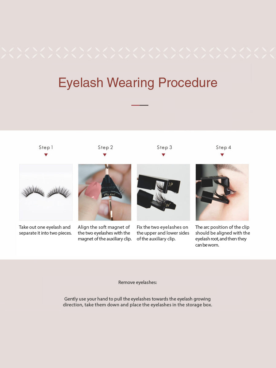 MLEN Queen’s Power Soft Magnetic Eyelash Extensions