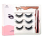 OH Fashion Black Mink Magnetic Lashes + Liner Kit Scarlet