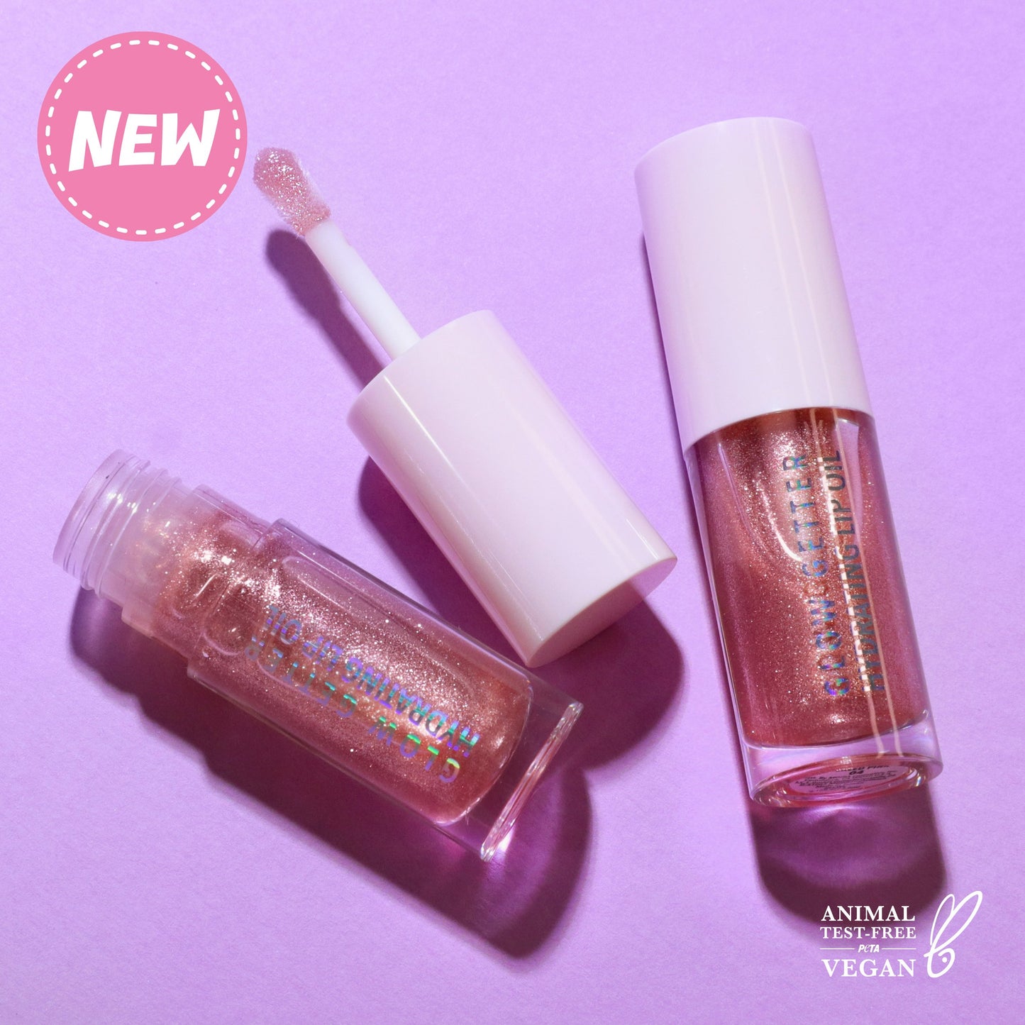 Glow Getter Hydrating Lip Oil (004, Tickled Pink)