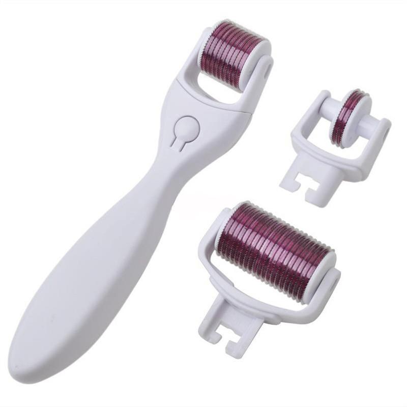 3 in 1 Skincare Micro Needle Roller 0.5mm/1.0mm/1.5mm